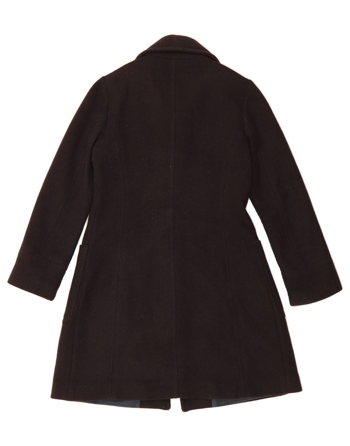 CERRUTI 1881 Womens Overcoat IT 40 Small Black Wool Vintage Cerruti 1881 and Second-Hand Cerruti 1881 from Messina Hembry 