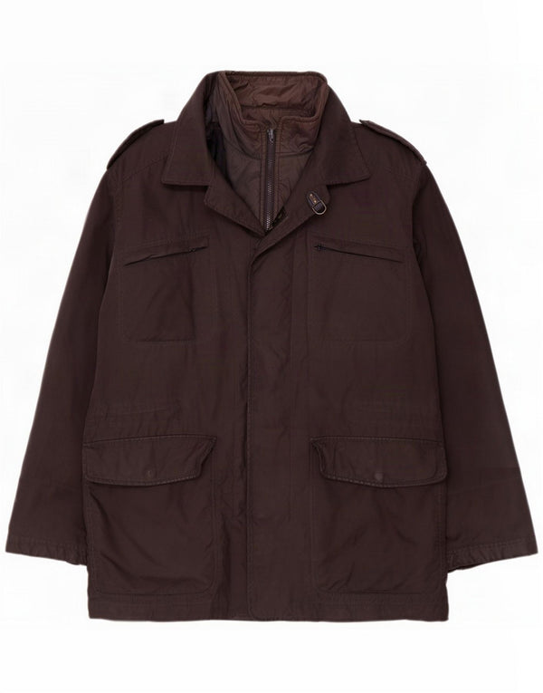 Fay Chaqueta militar para hombre ES 38 Mediana Negro Poliamida