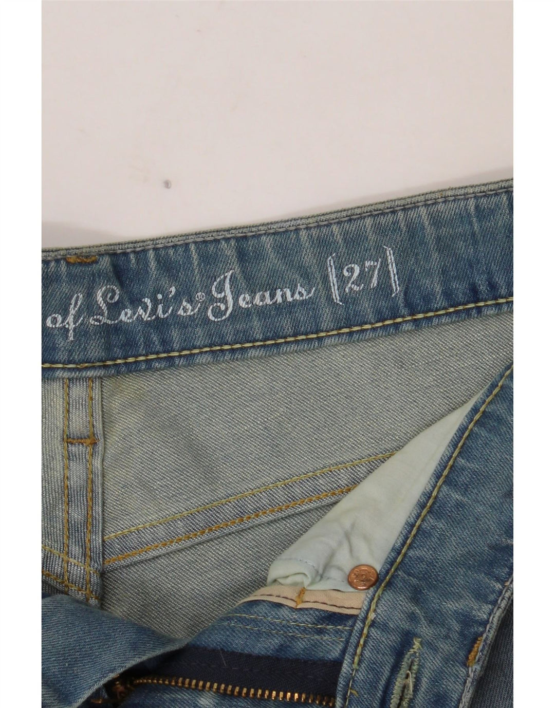 LEVI'S Vaqueros pitillo para mujer W27 L32 Azul