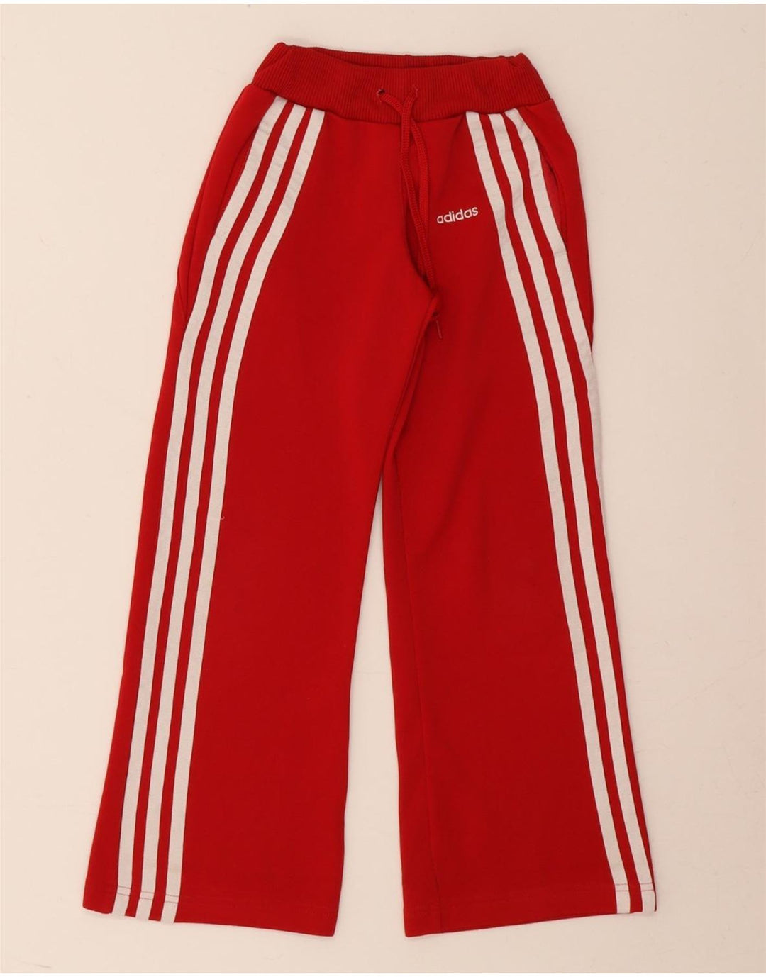Adidas Pantalón Chándal Niña 7-8 Años Rojo Poliéster