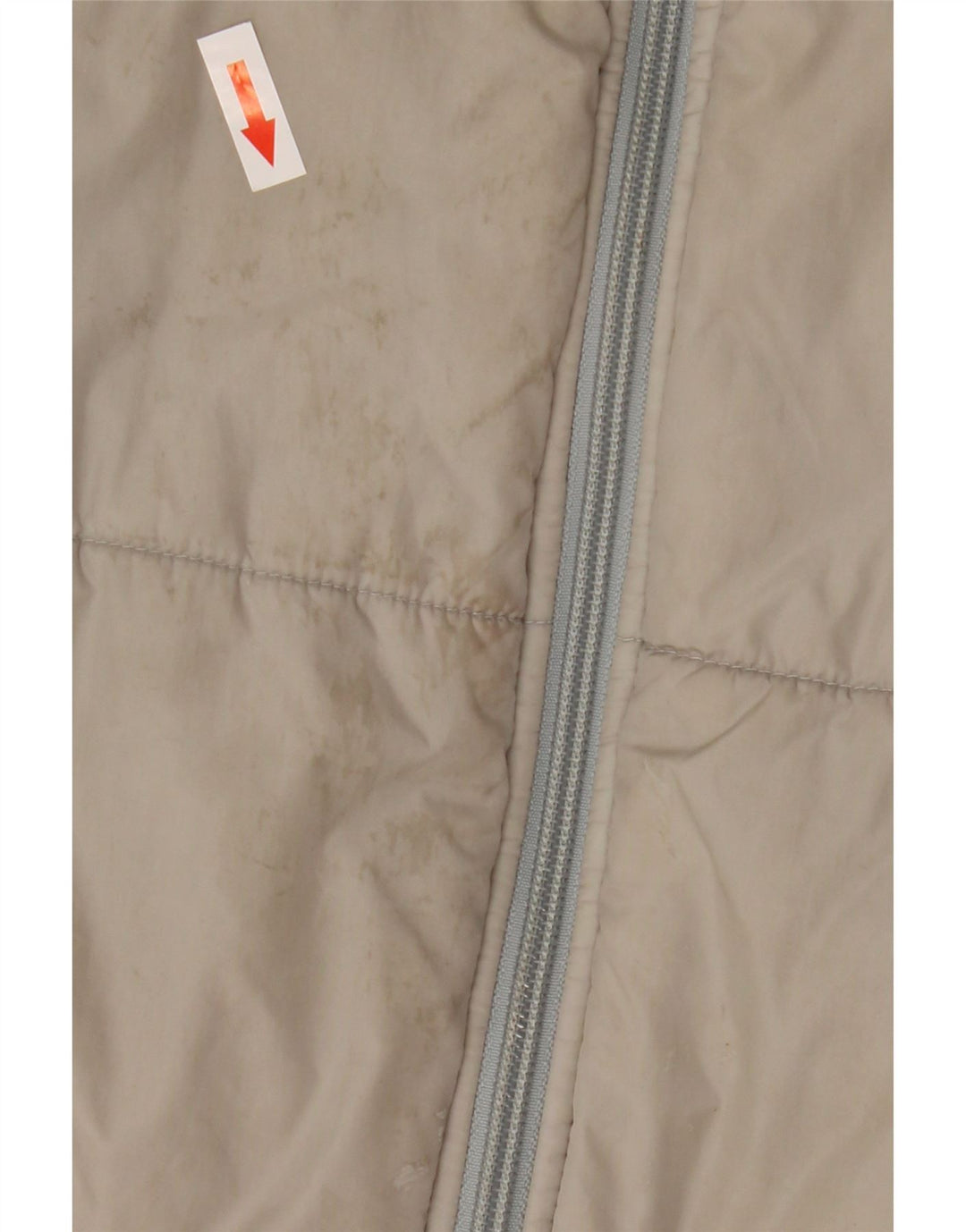 Tommy Hilfiger Chaqueta acolchada con forro para hombre UK 40 Large Grey Nylon