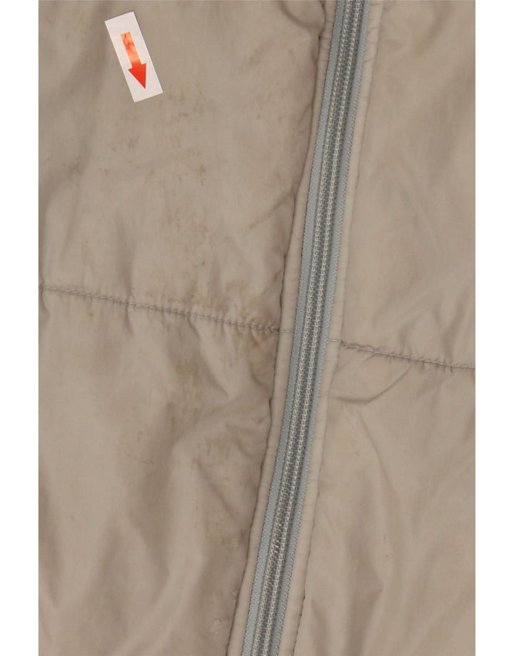 Tommy Hilfiger Chaqueta acolchada con forro para hombre UK 40 Large Grey Nylon