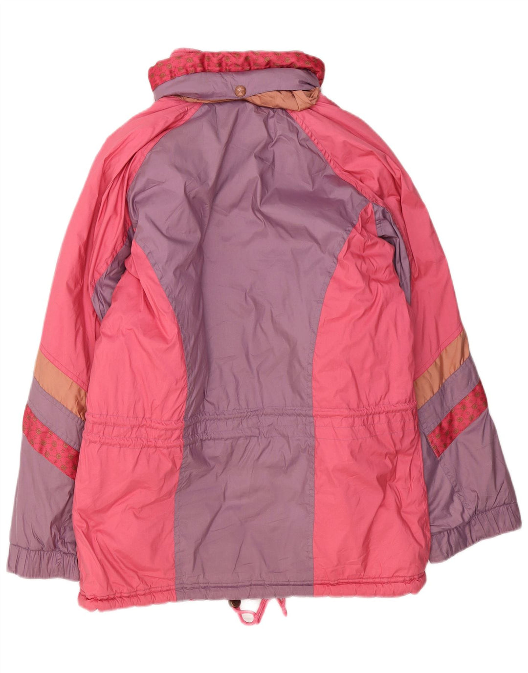 Diadora Chaqueta de esquí holgada para mujer ES 44 Poliéster color block rosa medio
