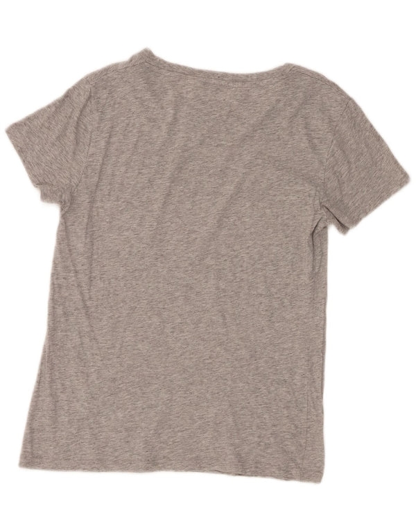 Levi's Camiseta gráfica para mujer Top UK 10 Small Grey Moteado