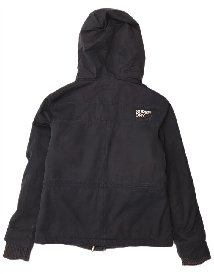 Superdry Chaqueta Cortavientos The Windparka para Mujer UK 44 Grande Azul Marino