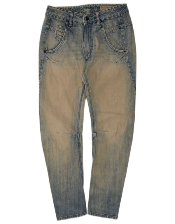 Diesel Mujer Fayza Vaqueros Slim De Corte Relajado W25 L26 Algodón Azul