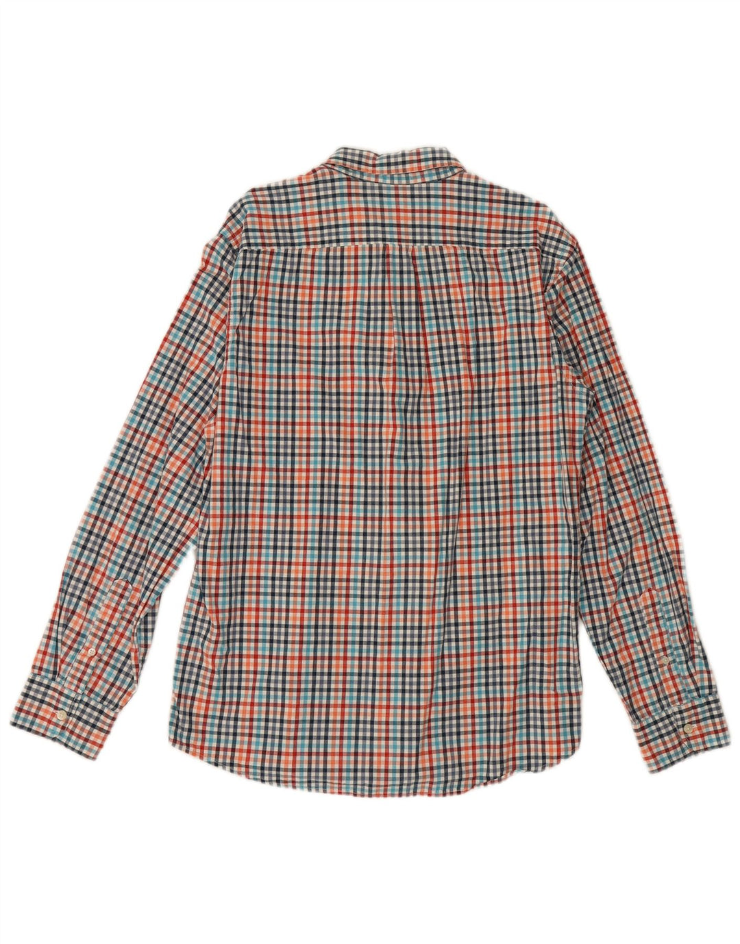 Camisa Gap Slim Fit De Algodón A Cuadros Multicolor Grande Para Hombre