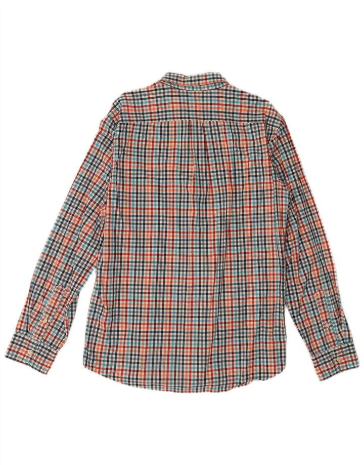 Camisa Gap Slim Fit De Algodón A Cuadros Multicolor Grande Para Hombre