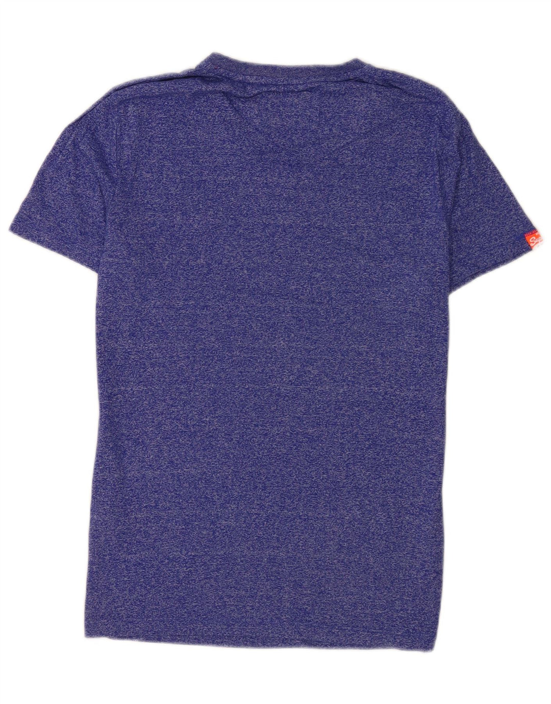 Superdry Camiseta para hombre Top Small de algodón moteado en azul