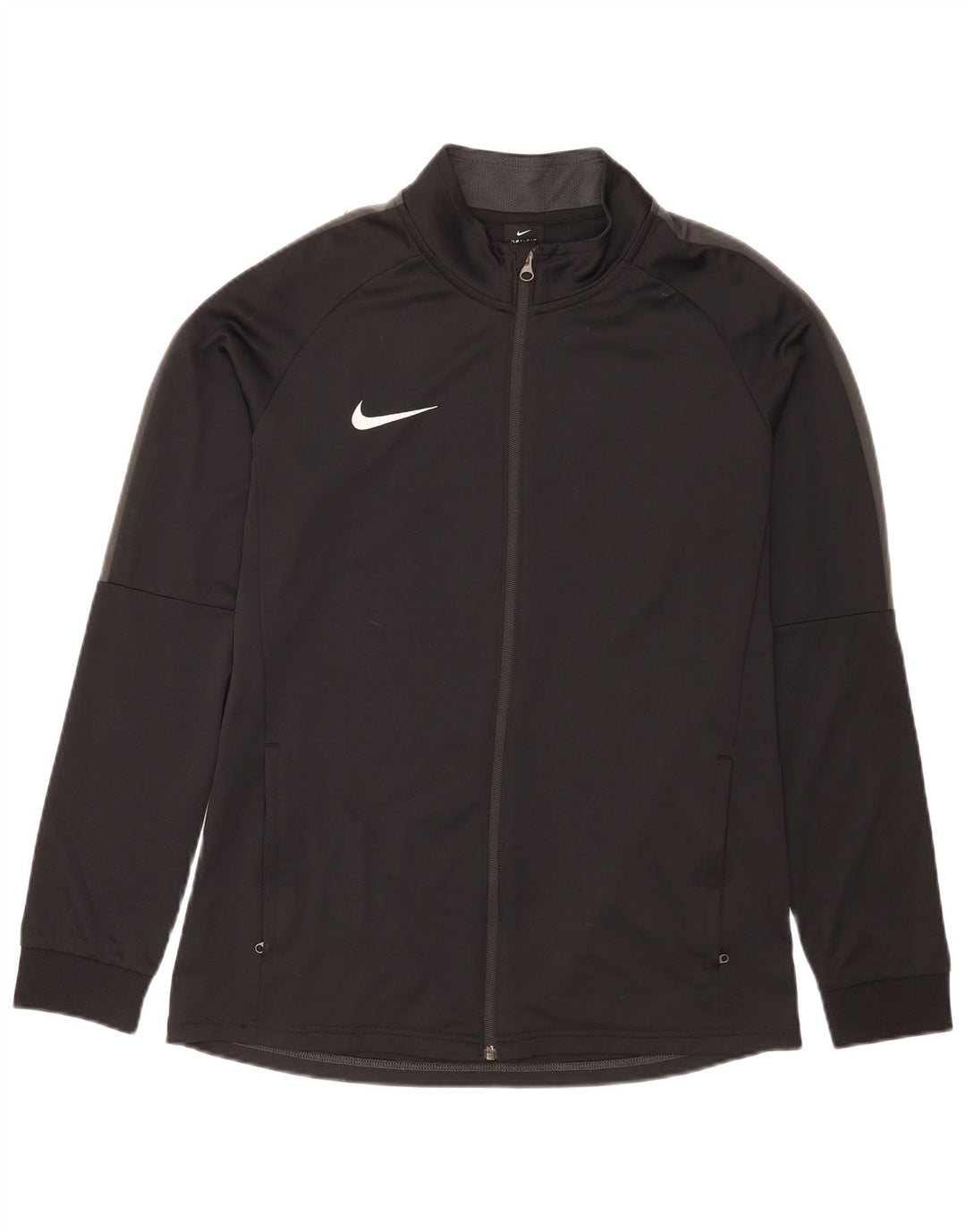 Nike Mens Chándal Top Chaqueta Grande Negro Poliéster Deportes