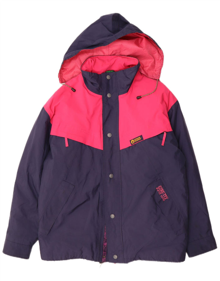Ciesse Piumini Chaqueta de esquí con capucha para hombre IT 48 Medium Azul marino Colorblock
