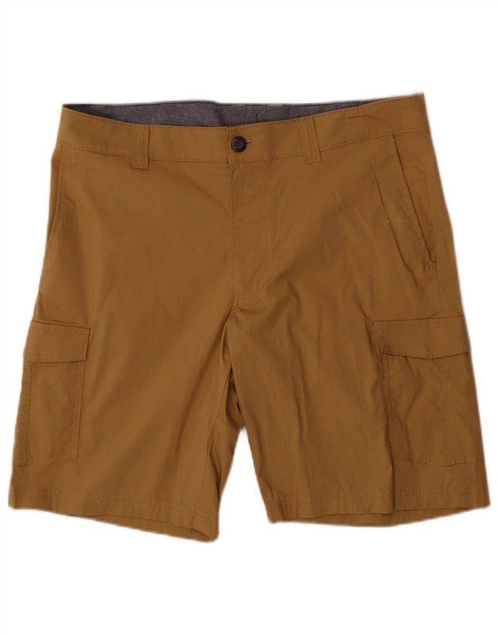 Columbia Pantalones cortos cargo activos para hombre W34 Algodón marrón grande