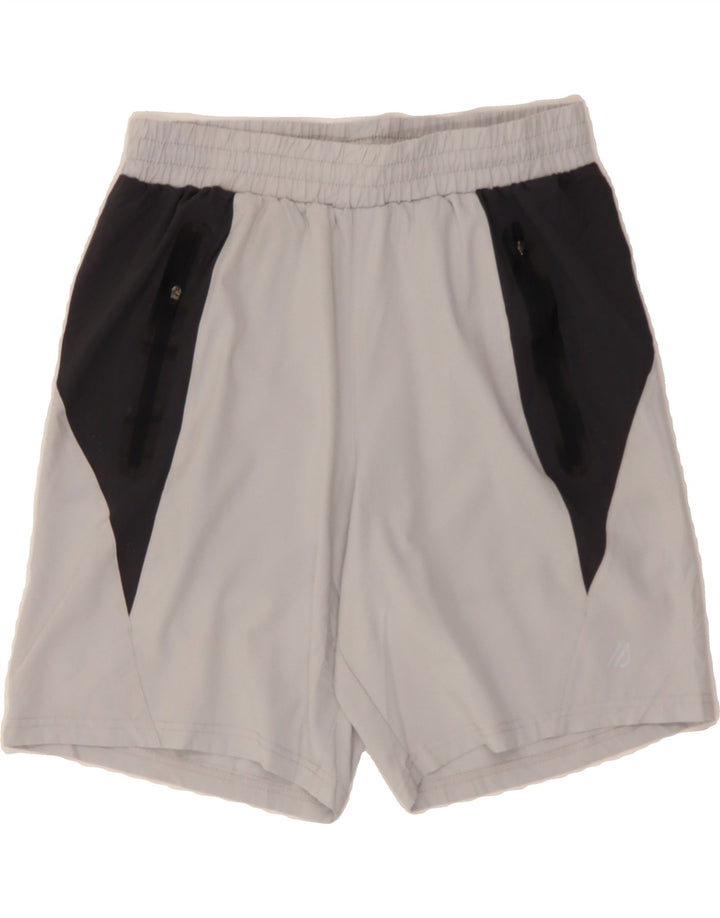 EDDIE BAUER Mens Sport Shorts Small  Grey Colourblock Polyester Vintage Eddie Bauer and Second-Hand Eddie Bauer from Messina Hembry 