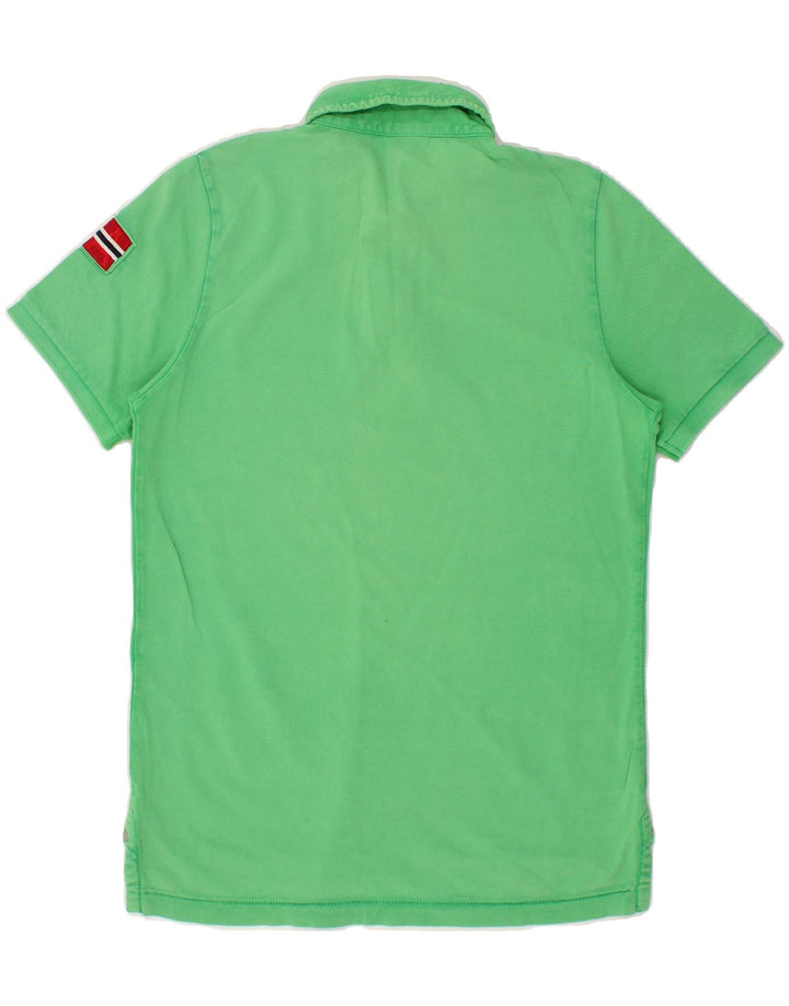 NAPAPIJRI Mens Polo Shirt Small Green Vintage Napapijri and Second-Hand Napapijri from Messina Hembry 