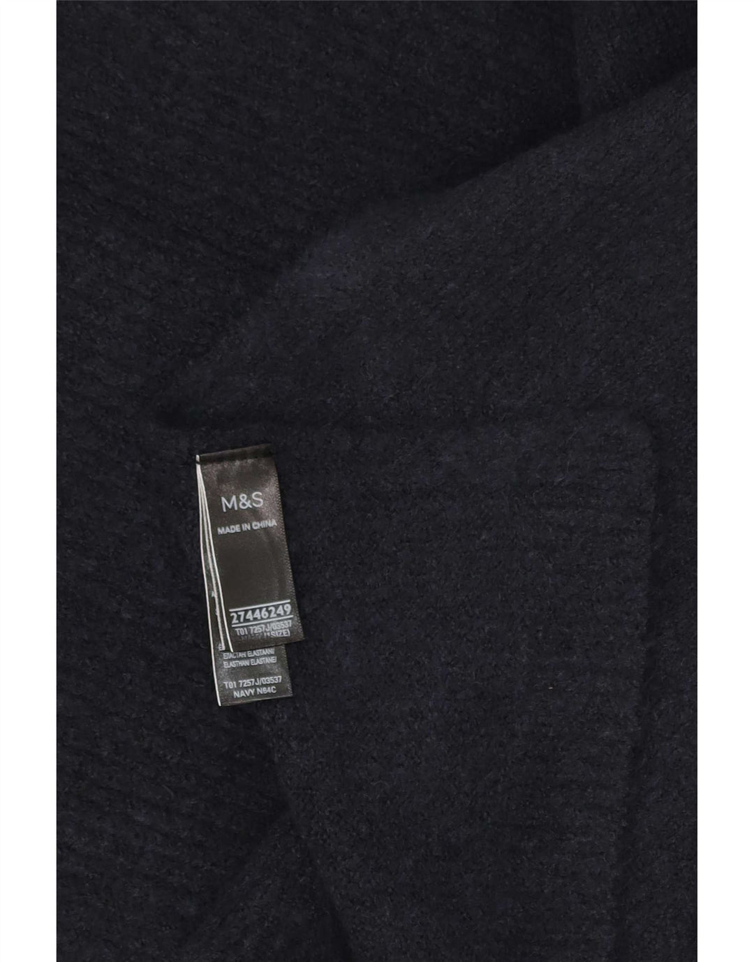 Marks & Spencer Jersey Poncho para Mujer Talla única Poliéster Azul Marino