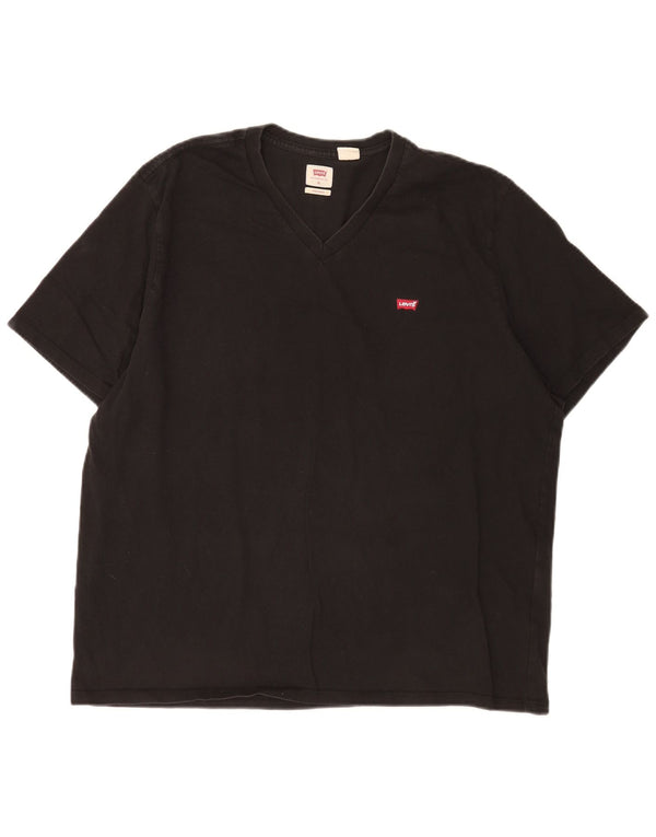 Levi's Camiseta de corte estándar para hombre XL Algodón negro