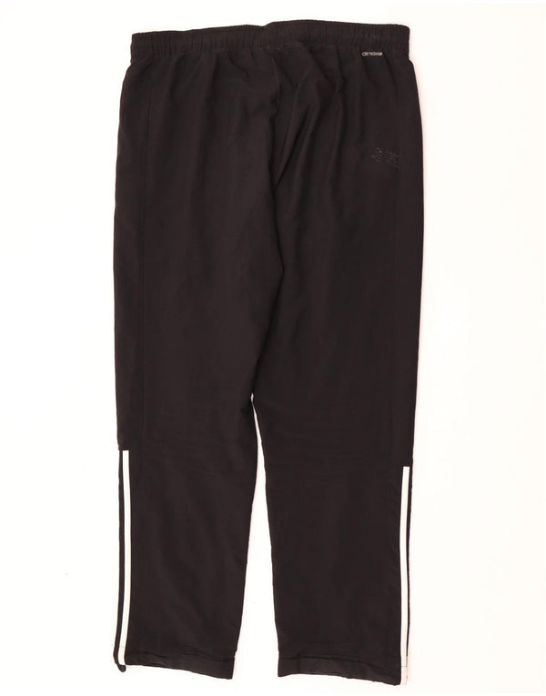 Adidas Mens Climalite Chándal Pantalones Grande Negro Poliéster