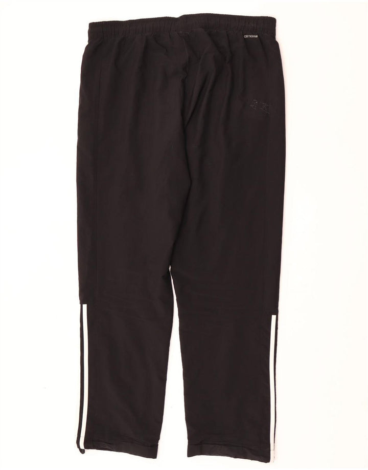Adidas Mens Climalite Chándal Pantalones Grande Negro Poliéster
