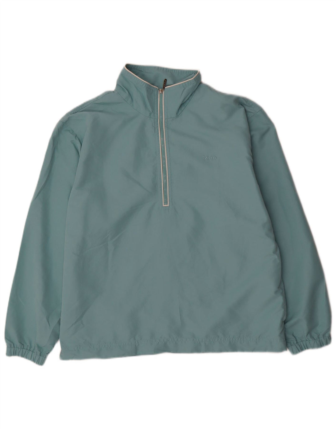 IZOD Jersey con cuello y cremallera para hombre Top de chándal Poliéster azul medio