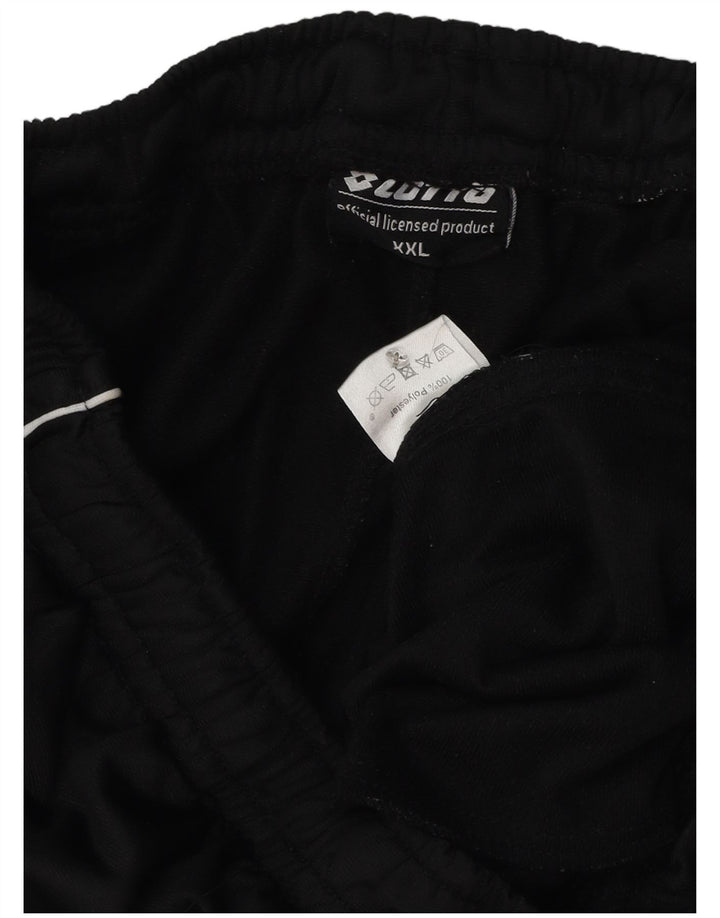 Lotto Pantalón De Chándal Hombre Joggers 2XL Negro Poliéster