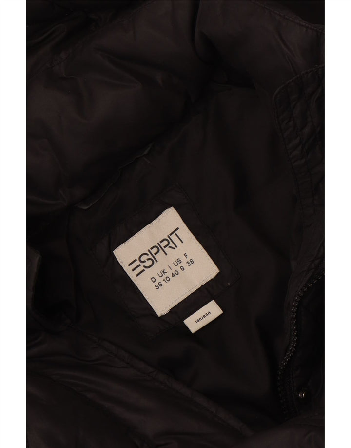 ESPRIT Chaqueta acolchada con capucha para mujer UK 10 Small Black