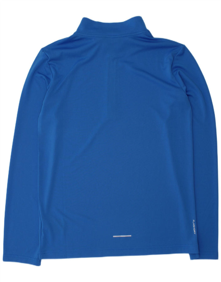 The North Face Chándal con cremallera y cuello para niños, talla grande, azul, 13-14 años