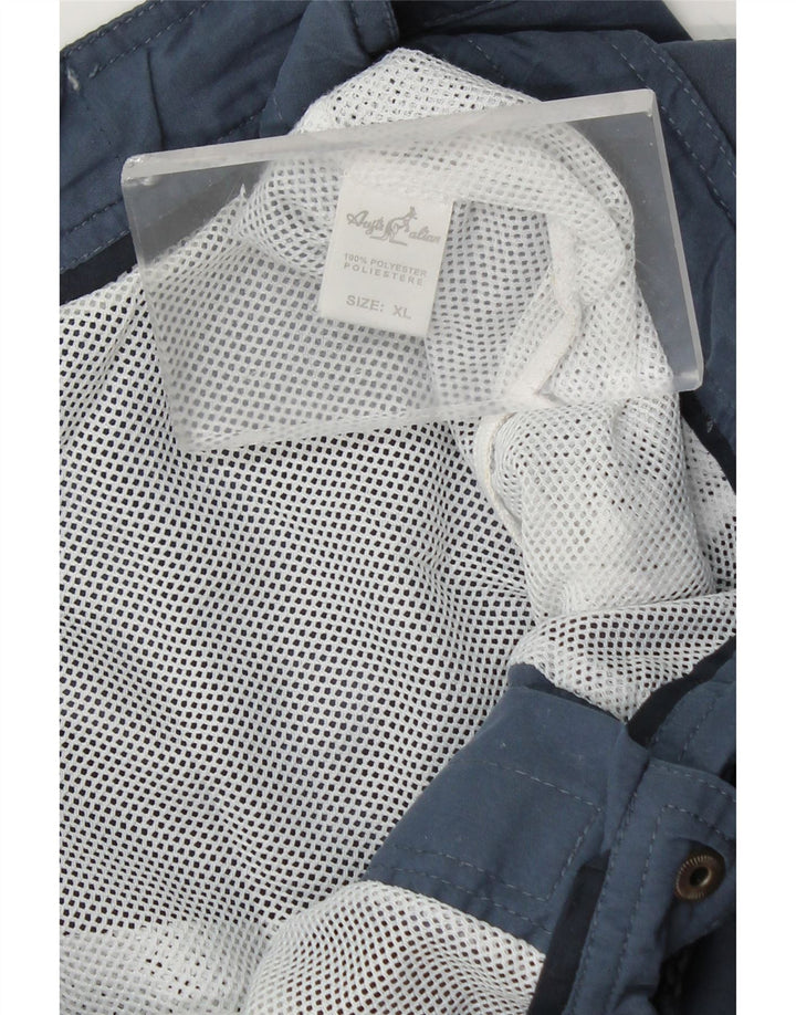 AUSTRALIAN L'ALPINA Pantalones cortos deportivos gráficos para hombre XL Poliéster azul marino