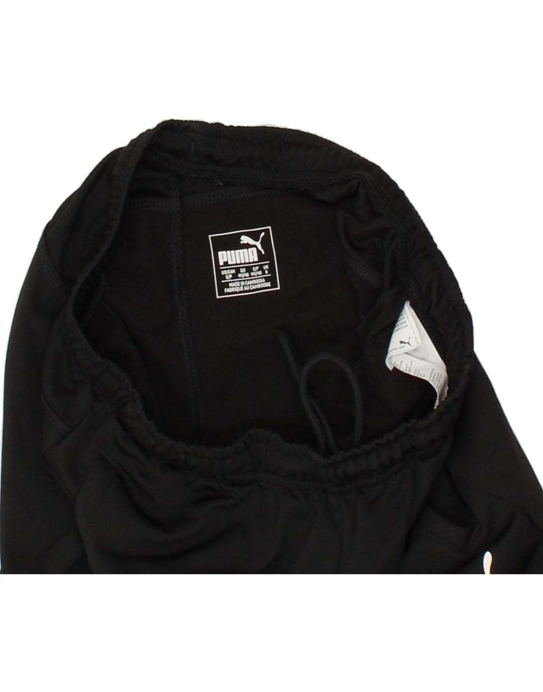 PUMA Mens Graphic Tracksuit Trousers Small Black Polyester Vintage Puma and Second-Hand Puma from Messina Hembry 