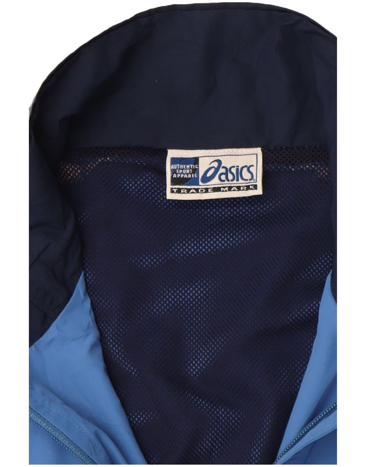 Asics Hombre Chándal Top Chaqueta 2XL Azul Colorblock Poliéster