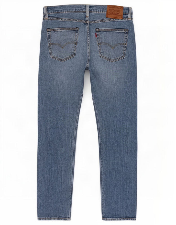 Levi's Mens 512 Slim Jeans W34 L32 Blue Cotton