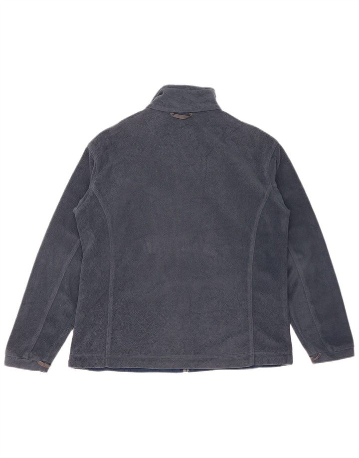 Columbia Chaqueta polar con forro para mujer UK 46 Grande Poliéster azul marino