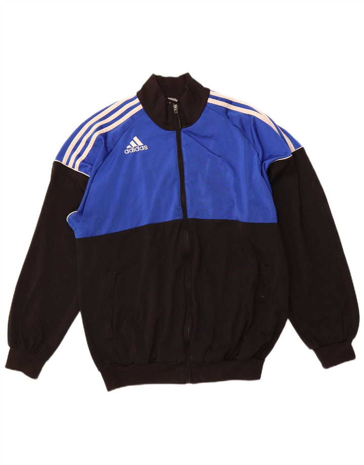 Adidas Chaqueta de chándal para hombre UK 38/40 Mediano Negro Poliéster