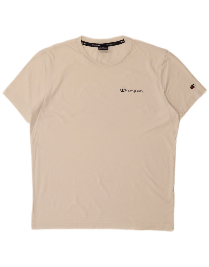 CHAMPION Camiseta para hombre Top Small Off White