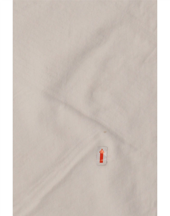 NIKE Camiseta para mujer Top UK 12 Medium White Cotton