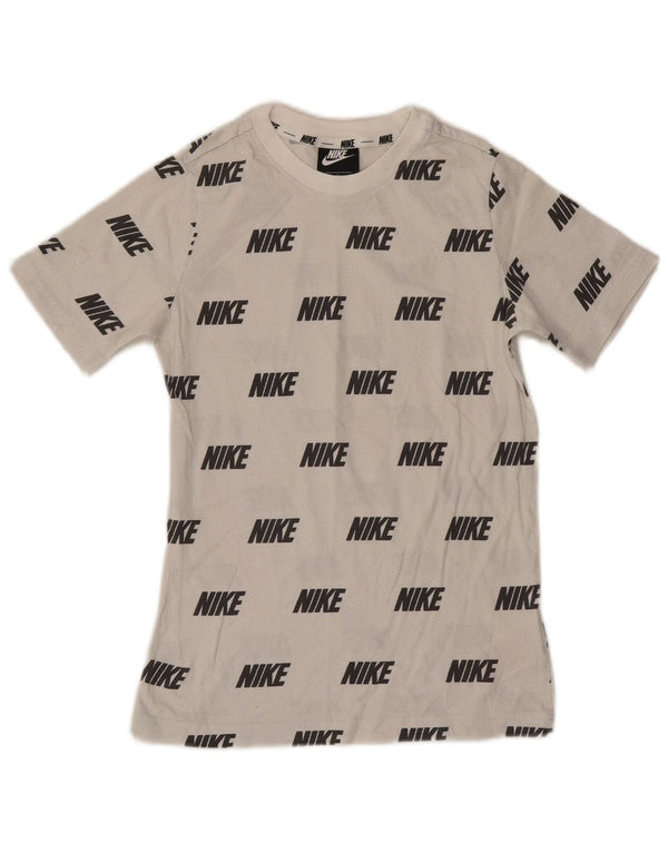 Nike Camiseta gráfica para niños 12-13 años Grande Blanco Algodón
