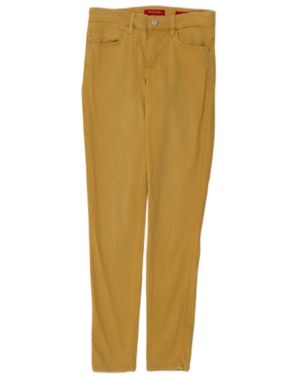 Vaqueros Guess Mujer Skinny W26 L30 Algodón Amarillo