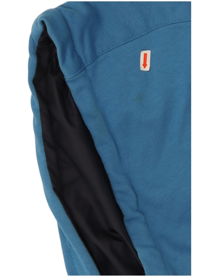 K-Way Chaqueta reversible con capucha para mujer UK 10 Small Azul marino Algodón