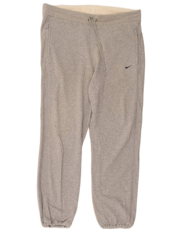 Nike - Pantalones de chándal para hombre, talla XL, algodón moteado gris