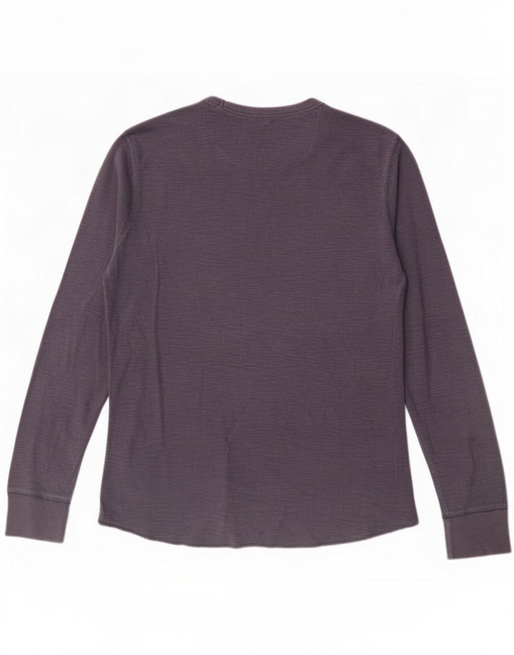 Gap Hombre Top Manga Larga Pequeño Azul Marino