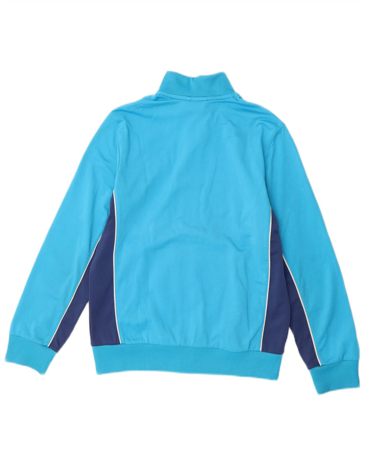 Adidas - Chaqueta de chándal para niño, 11-12 años, color azul, poliéster