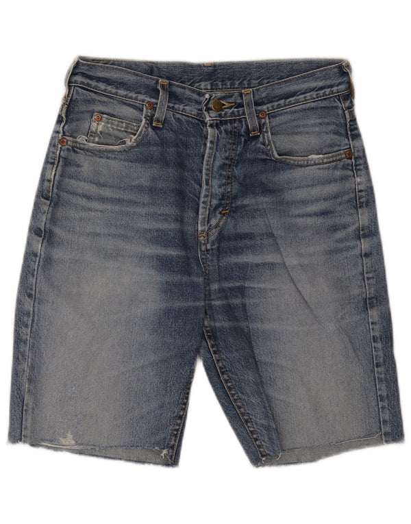 Lee Mens Chicago Pantalones Cortos De Mezclilla Desgastados W30 Algodón Azul Medio