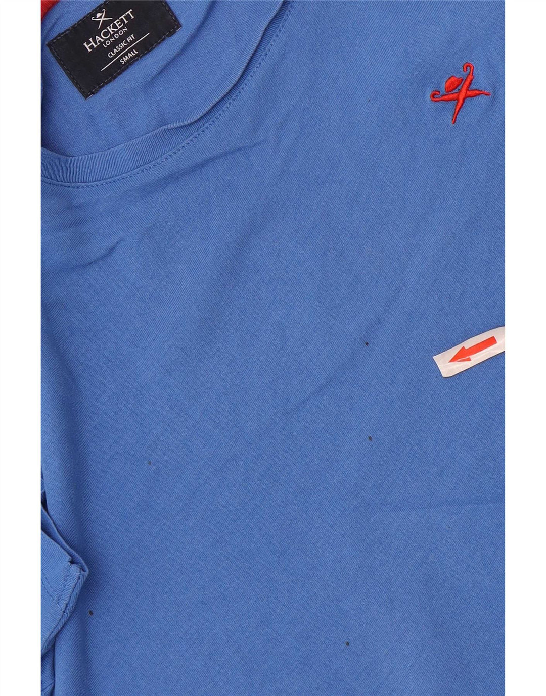Hackett Mens Classic Fit Camiseta Top Azul Pequeño