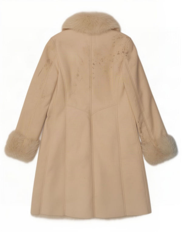 Esprit Abrigo Sherpa para Mujer ES 40 XL Poliéster Beige