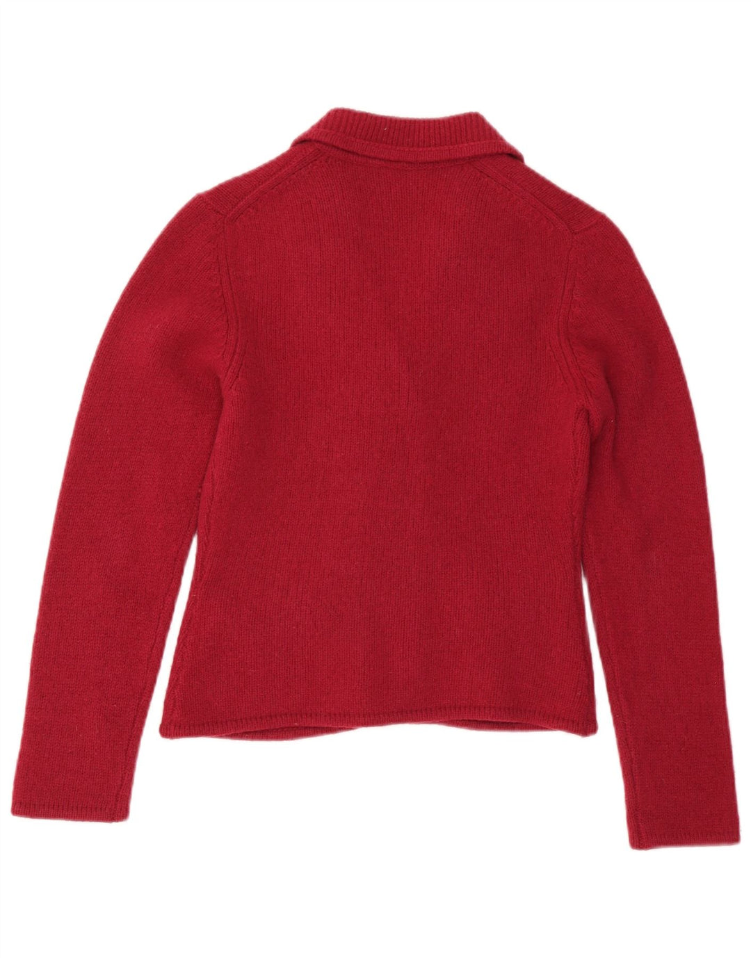 PHASE EIGHT Suéter tipo cárdigan para mujer UK 10 Small Red Wool