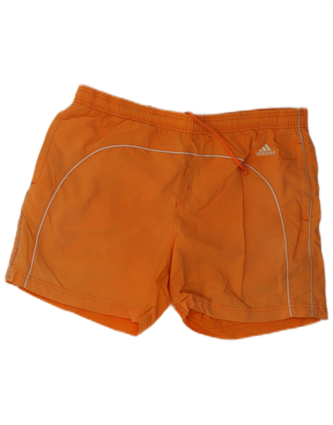 Adidas - Bañador para hombre, talla grande, nailon naranja