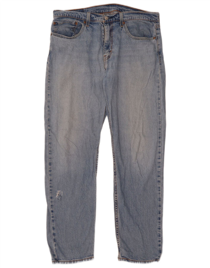Levi's Vaqueros rectos 502 para hombre W33 L32 Algodón azul