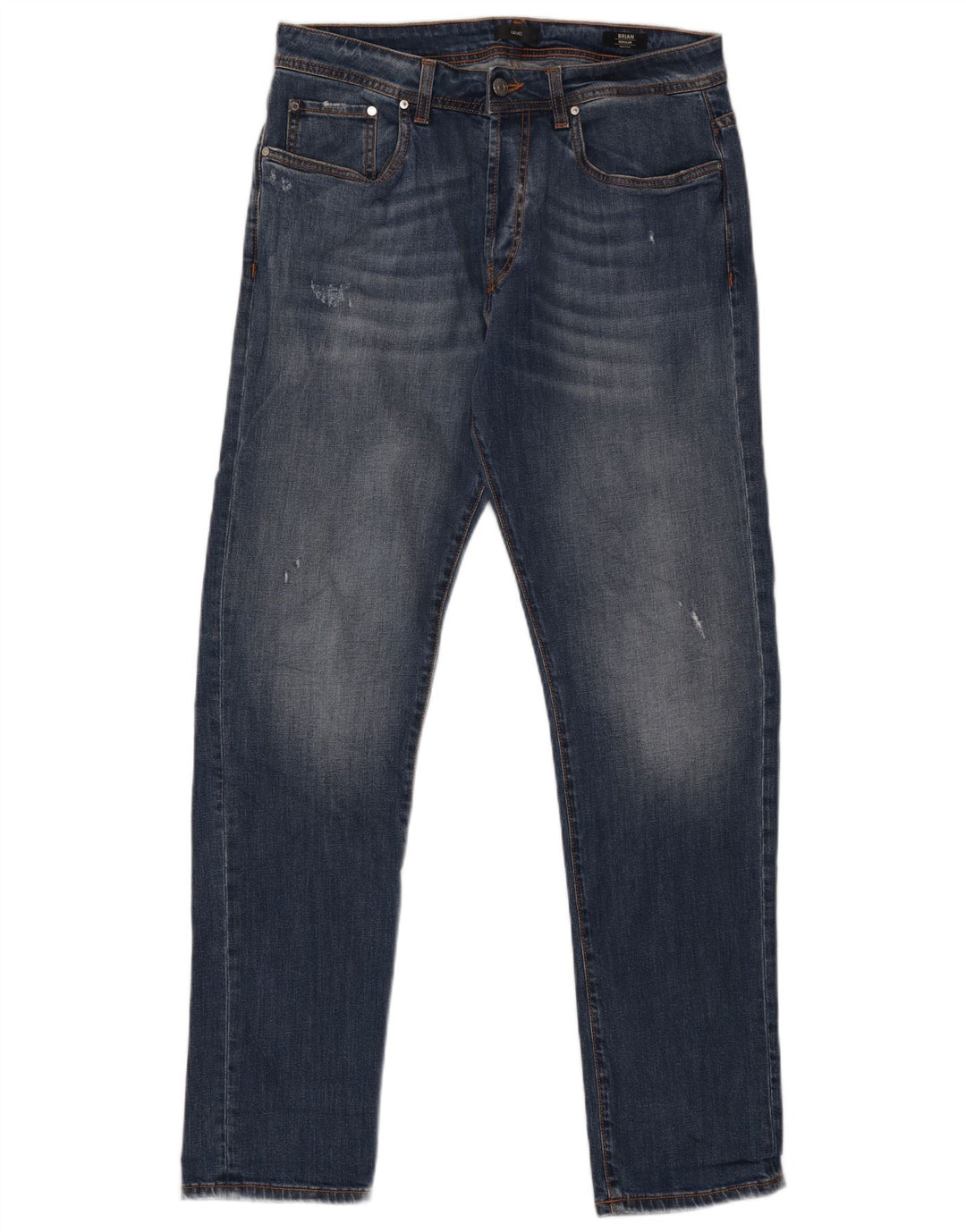 Vaqueros rectos regulares para hombre Liu Jo W33 L33 Azul marino