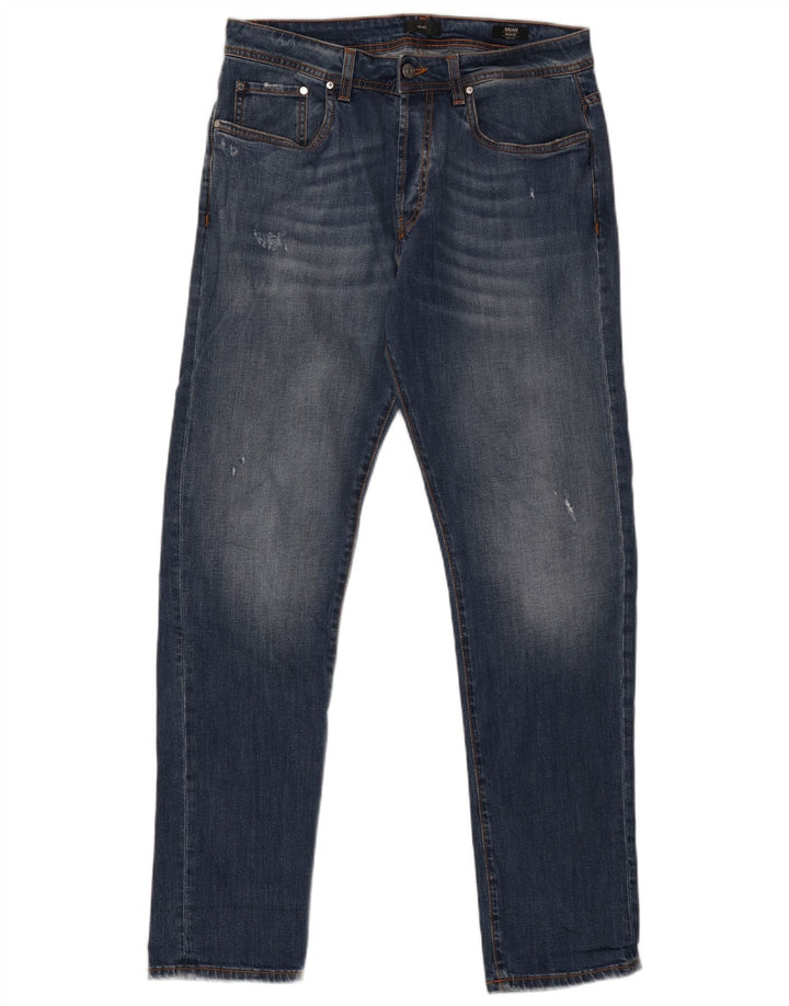 Vaqueros rectos regulares para hombre Liu Jo W33 L33 Azul marino