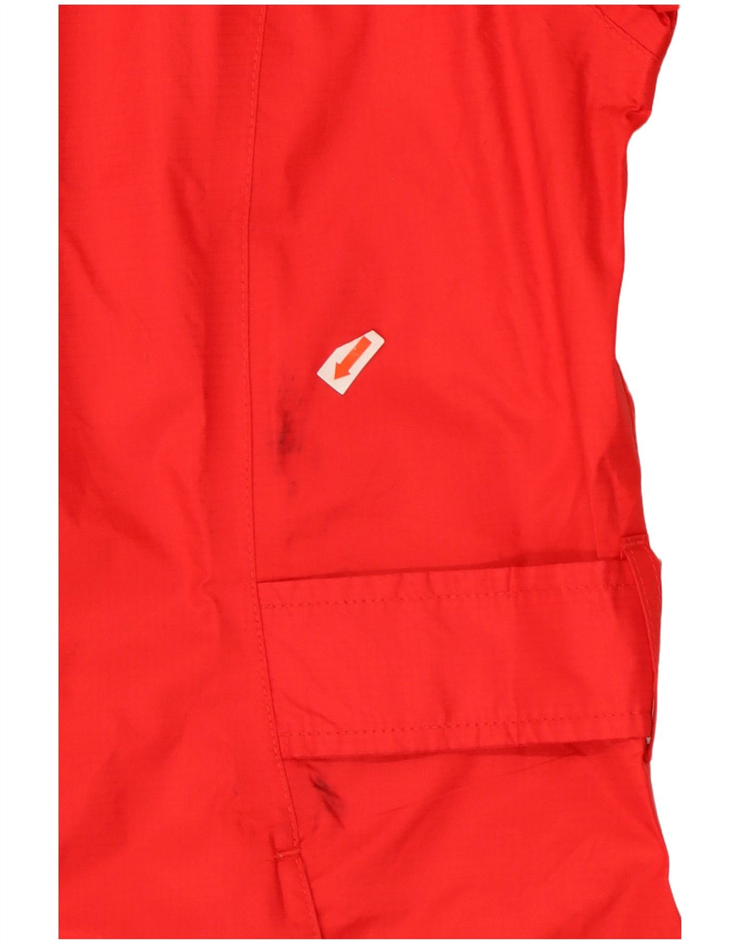 Eddie Bauer Chubasquero con capucha para mujer UK 40 Medium Red Nylon