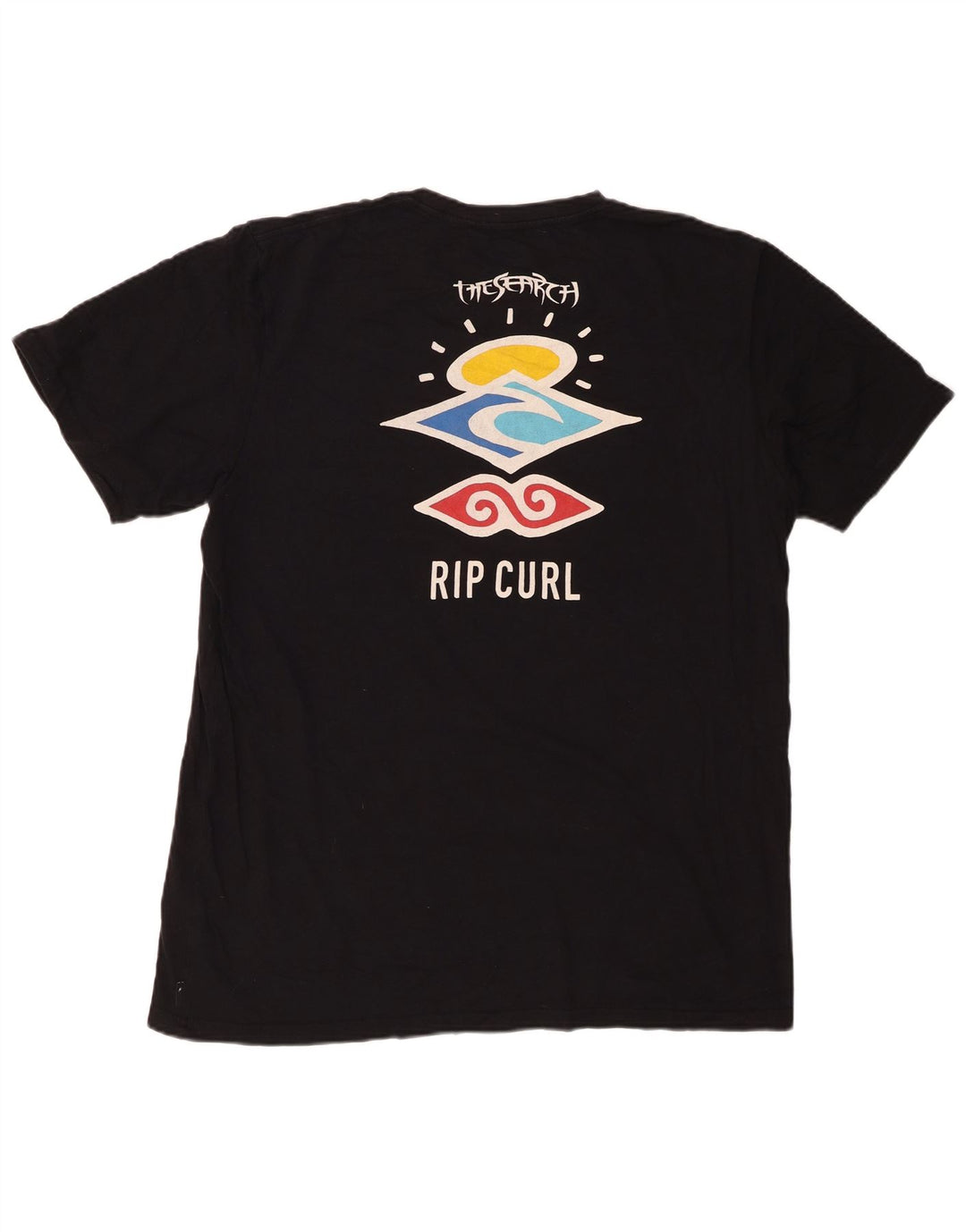 RIP CURL Camiseta gráfica de ajuste estándar para hombre Top 2XL Algodón negro